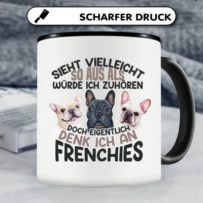 Tasse mit dem Motiv Sieht vielleicht so aus Frenchie - Ansicht 4