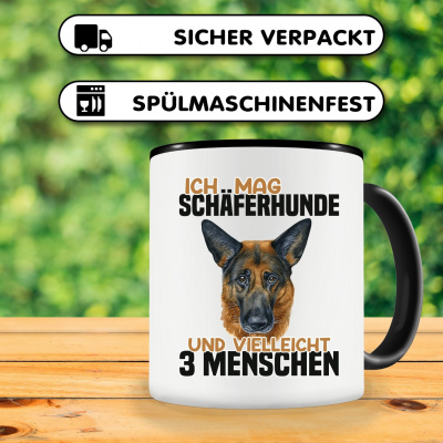 Tasse mit dem Motiv Ich mag Schferhunde - Ansicht 3