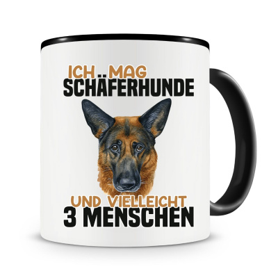Tasse mit dem Motiv Ich mag Schferhunde