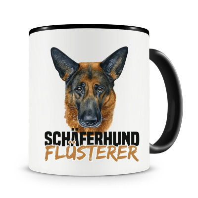Tasse mit dem Motiv Schferhund Flsterer