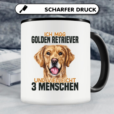 Tasse mit dem Motiv Ich mag Golden Retriever - Ansicht 4