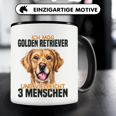 Tasse mit dem Motiv Ich mag Golden Retriever - Ansicht 5