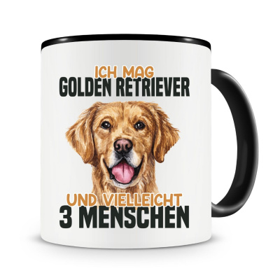 Tasse mit dem Motiv Ich mag Golden Retriever