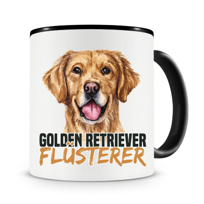 Tasse mit dem Motiv Golden Retriever Flsterer