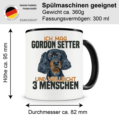 Tasse mit dem Motiv Ich mag Gordon Setter - Ansicht 2