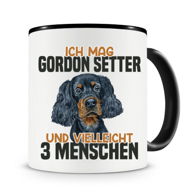 Tasse mit dem Motiv Ich mag Gordon Setter