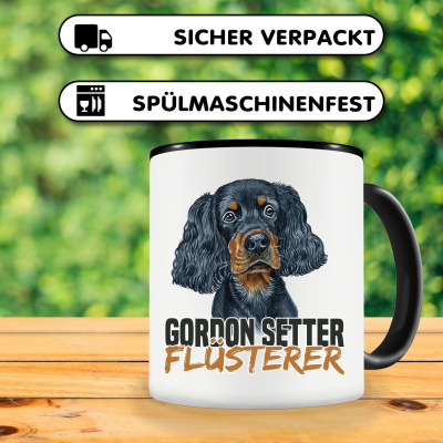 Tasse mit dem Motiv Gordon Setter Fl�sterer - Ansicht 3