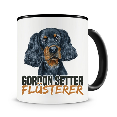 Tasse mit dem Motiv Gordon Setter Flsterer