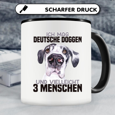 Tasse mit dem Motiv Ich mag Deutsche Doggen - Ansicht 4