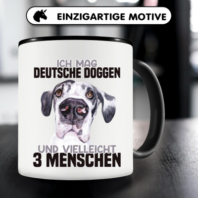 Tasse mit dem Motiv Ich mag Deutsche Doggen - Ansicht 5