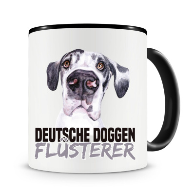 Tasse mit dem Motiv Deutsche Doggen Flsterer