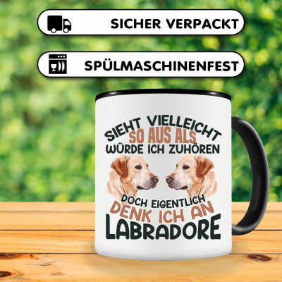 Tasse mit dem Motiv Sieht vielleicht so aus Labrador - Ansicht 3