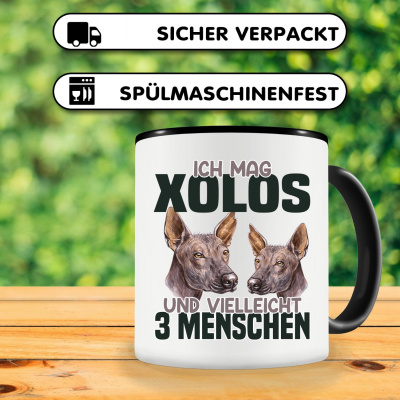 Tasse mit dem Motiv Ich mag Xolos - Ansicht 3