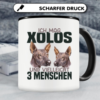 Tasse mit dem Motiv Ich mag Xolos - Ansicht 4