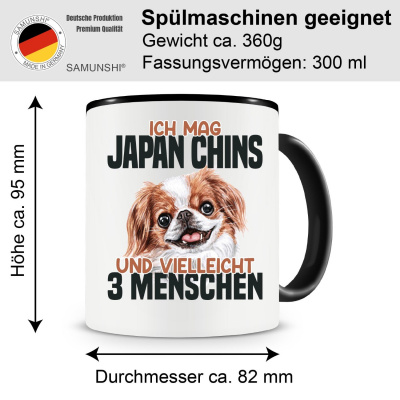 Tasse mit dem Motiv Ich mag Japan Chin - Ansicht 2
