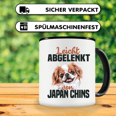 Tasse mit dem Motiv Leicht abgelenkt von Japan Chins - Ansicht 3