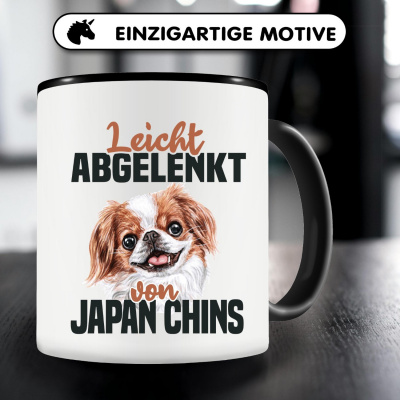 Tasse mit dem Motiv Leicht abgelenkt von Japan Chins - Ansicht 5