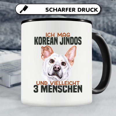 Tasse mit dem Motiv Ich mag Korean Jindos - Ansicht 4
