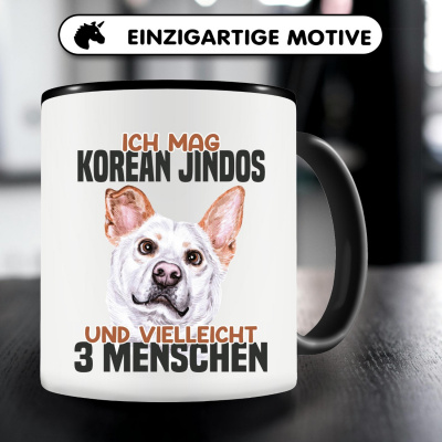 Tasse mit dem Motiv Ich mag Korean Jindos - Ansicht 5