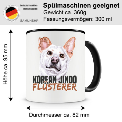 Tasse mit dem Motiv Korean Jindo Flsterer - Ansicht 2