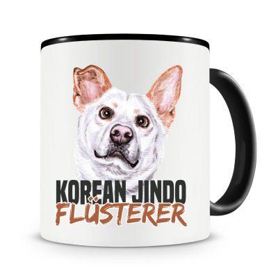 Tasse mit dem Motiv Korean Jindo Flsterer