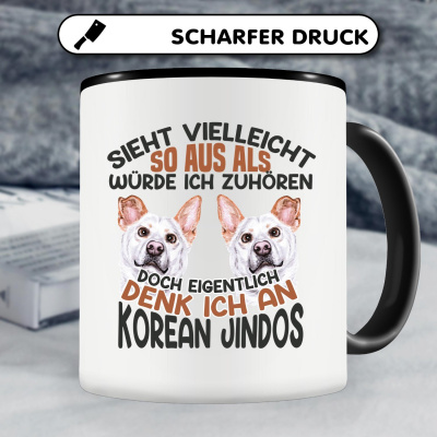 Tasse mit dem Motiv Sieht vielleicht so aus Korean Jindo - Ansicht 4