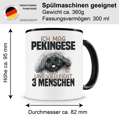 Tasse mit dem Motiv Ich mag Pekingese - Ansicht 2