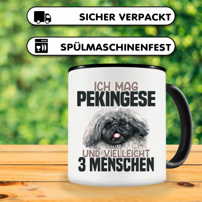 Tasse mit dem Motiv Ich mag Pekingese - Ansicht 3
