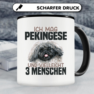 Tasse mit dem Motiv Ich mag Pekingese - Ansicht 4