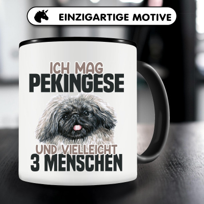 Tasse mit dem Motiv Ich mag Pekingese - Ansicht 5