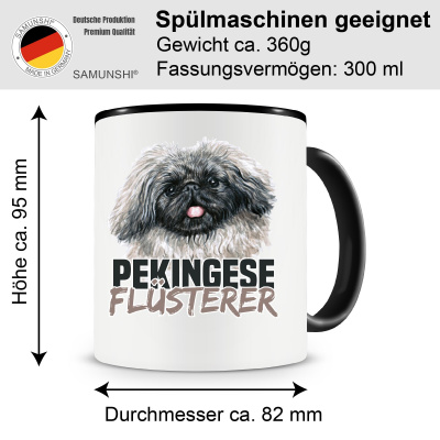 Tasse mit dem Motiv Pekingese Flsterer - Ansicht 2