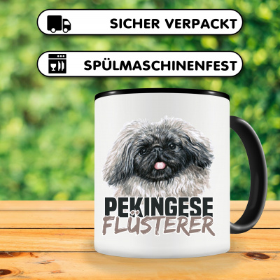 Tasse mit dem Motiv Pekingese Flsterer - Ansicht 3