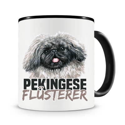 Tasse mit dem Motiv Pekingese Flsterer