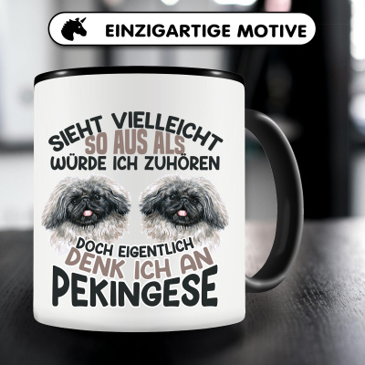Tasse mit dem Motiv Sieht vielleicht so aus Pekingese - Ansicht 5