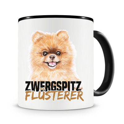 Tasse mit dem Motiv Zwergspitz Flsterer