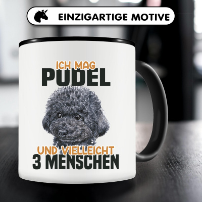 Tasse mit dem Motiv Ich mag Pudel - Ansicht 5