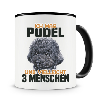 Tasse mit dem Motiv Ich mag Pudel