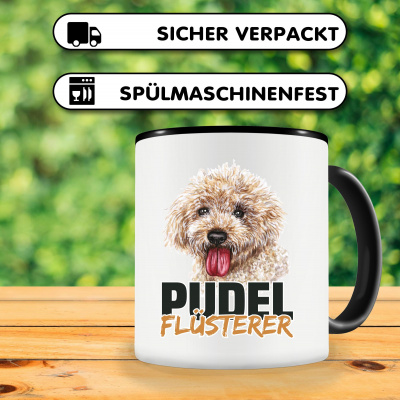Tasse mit dem Motiv Pudel Flsterer - Ansicht 3