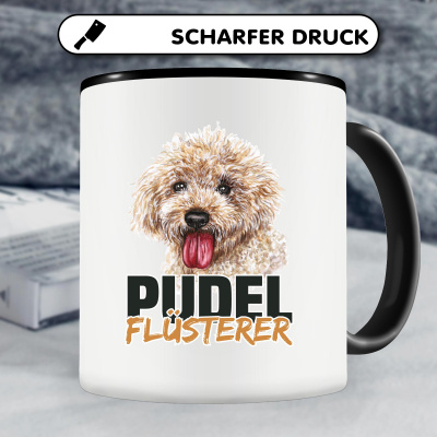 Tasse mit dem Motiv Pudel Flsterer - Ansicht 4