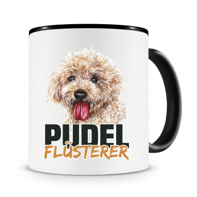 Tasse mit dem Motiv Pudel Flsterer