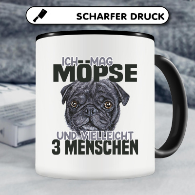 Tasse mit dem Motiv Ich mag Mpse - Ansicht 4