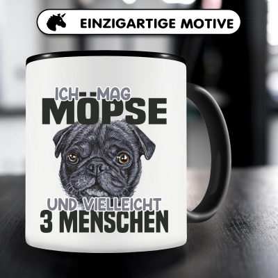 Tasse mit dem Motiv Ich mag Mpse - Ansicht 5