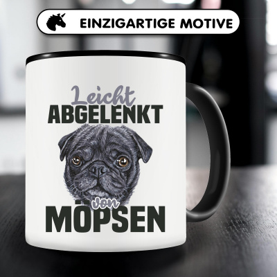 Tasse mit dem Motiv Leicht abgelenkt von Mpsen - Ansicht 5