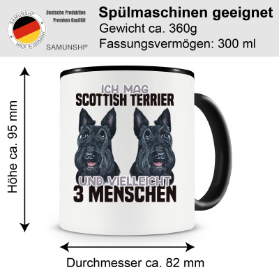 Tasse mit dem Motiv Ich mag Scottish Terrier - Ansicht 2