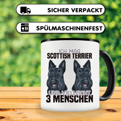 Tasse mit dem Motiv Ich mag Scottish Terrier - Ansicht 3