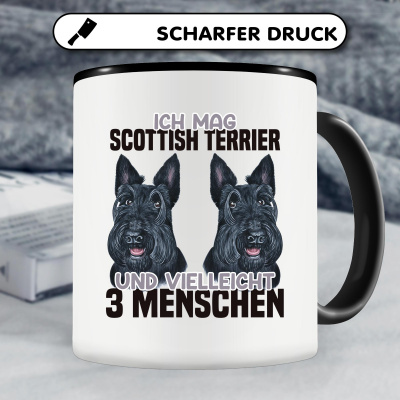Tasse mit dem Motiv Ich mag Scottish Terrier - Ansicht 4