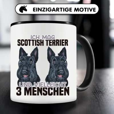 Tasse mit dem Motiv Ich mag Scottish Terrier - Ansicht 5