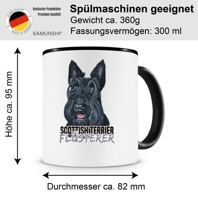 Tasse mit dem Motiv Scottish Terrier Flsterer - Ansicht 2