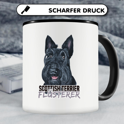 Tasse mit dem Motiv Scottish Terrier Flsterer - Ansicht 4