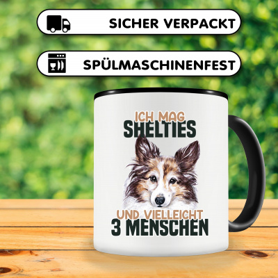 Tasse mit dem Motiv Ich mag Shelties - Ansicht 3